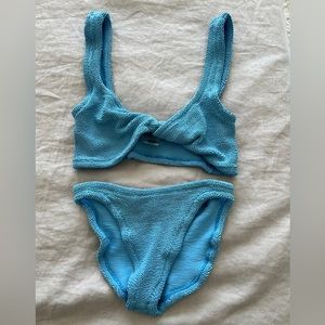 Hunza G Juno Bikini Set in Sky Blue